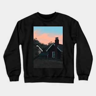 ghost in the window Crewneck Sweatshirt